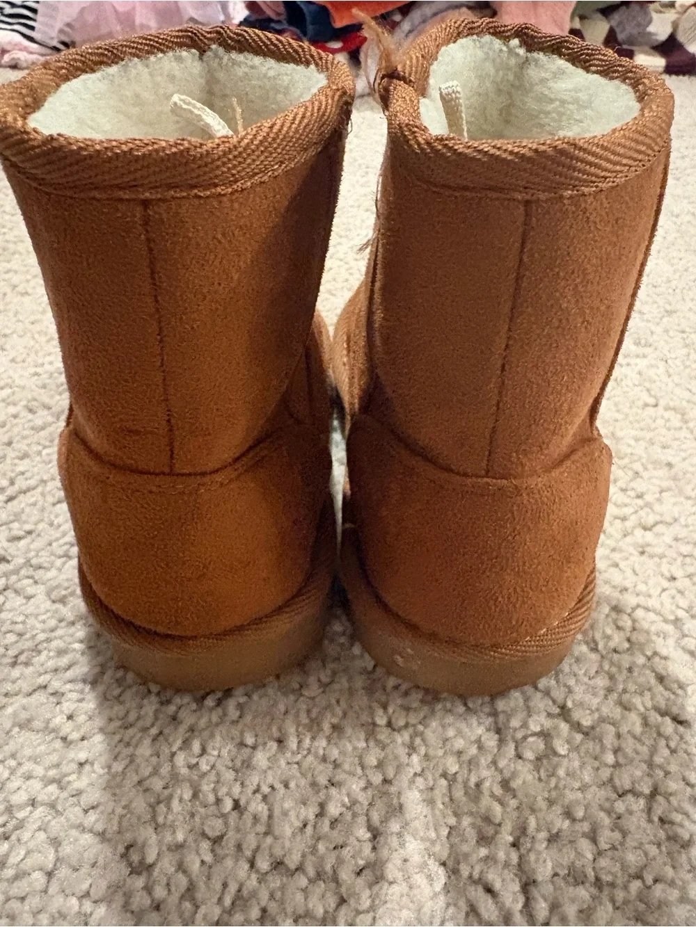 Kids Cozy Suede pull on boots